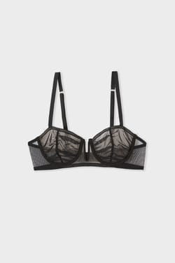 Bra N.9 - Balconnet de tul;${refinementColor}