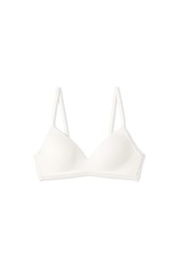 Soutien-gorge triangle sans armatures avec d&eacute;tails en dentelle;${refinementColor}