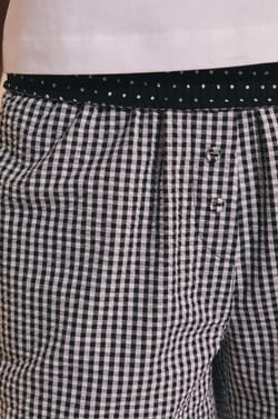 Short de pyjama &agrave; carreaux;${refinementColor}