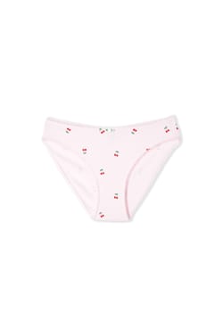 Culotte en coton pointelle &agrave; motifs;${refinementColor}