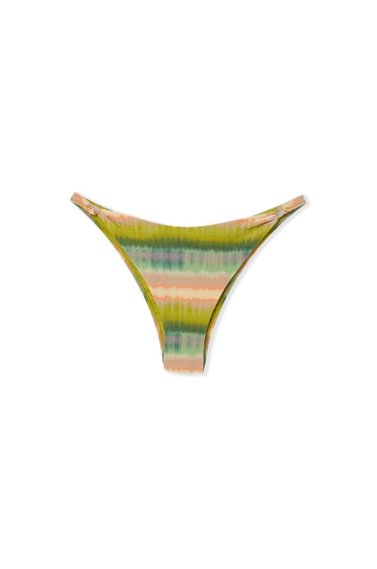 Bas de maillot de bain br&eacute;silien high leg imprim&eacute; paillet&eacute;;${refinementColor}