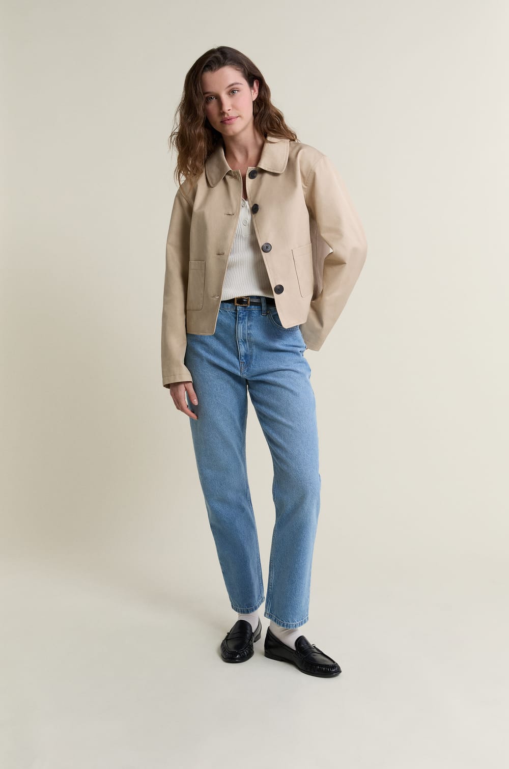 veste courte avec coton;${refinementColor}