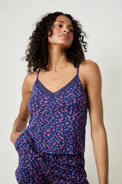 Floral Print Camisole;${refinementColor}
