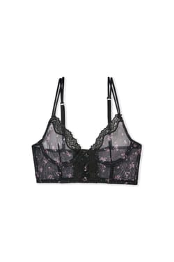 Soutien-gorge bustier en tulle;${refinementColor}