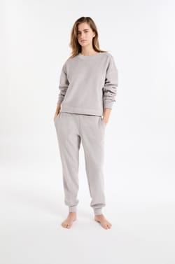 Pajama Pants With Elasticated Waist;${refinementColor}