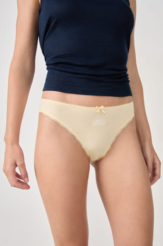 Culotte en coton brodée;${refinementColor}