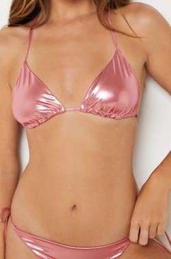 Triangle Bikini Top with Mirror Effect;${refinementColor}