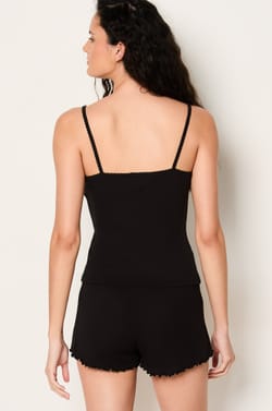 Printed Cotton Camisole;${refinementColor}