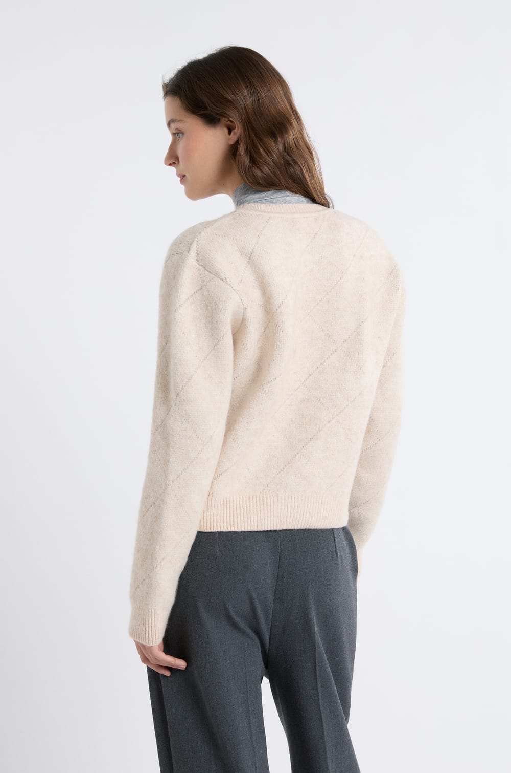 Pull col rond à motifs;${refinementColor}