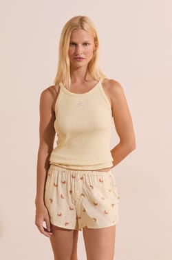 Short de pyjama &agrave; motifs croissants;${refinementColor}