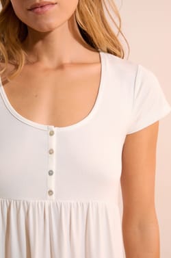 Camis&oacute;n de manga corta de modal;${refinementColor}