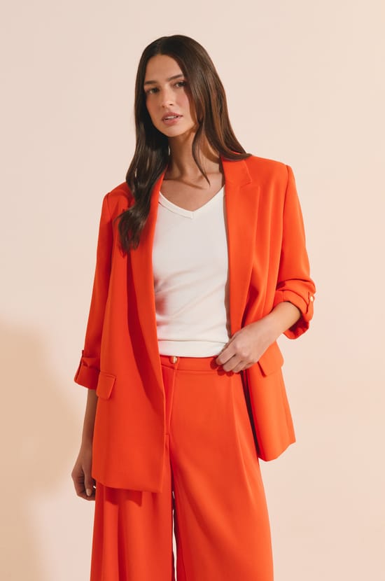 Veste blazer fluide;${refinementColor}