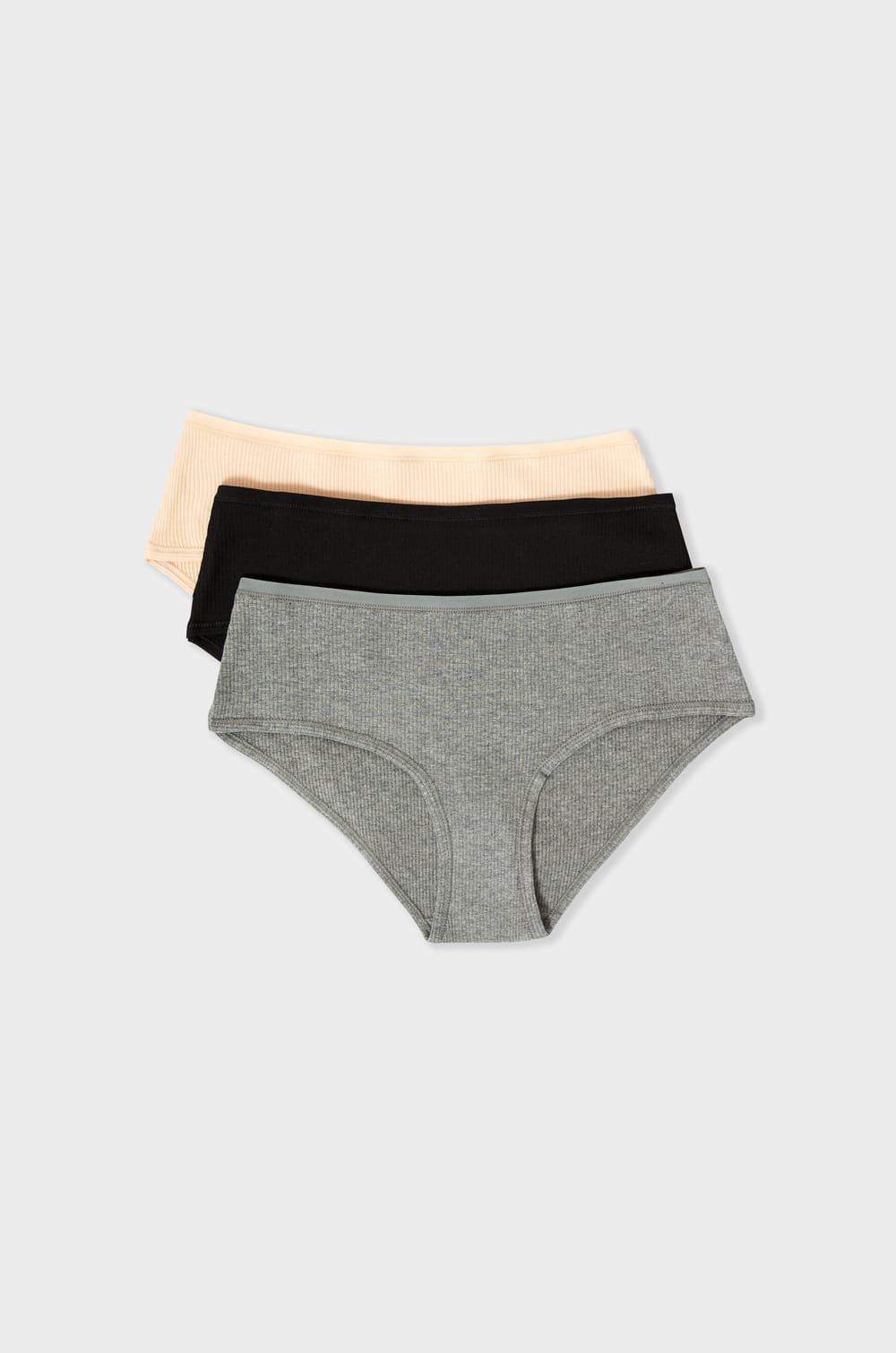 Set de 3 Braguitas culotte de algodón;${refinementColor}