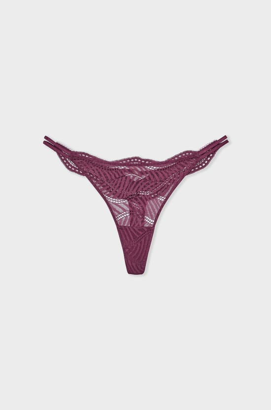 Lace Thong;${refinementColor}