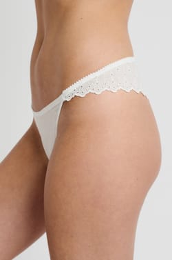 Embroidered Thong;${refinementColor}