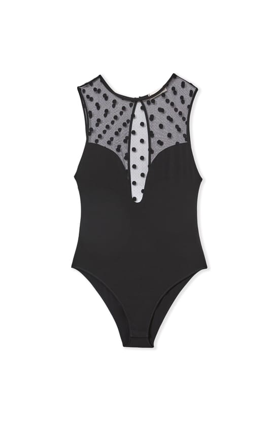 Body sans manches avec broderie;${refinementColor}