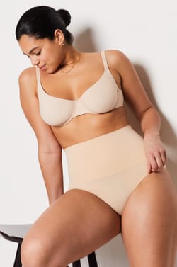 Culotte gainante taille haute - Maintien médium;${refinementColor}