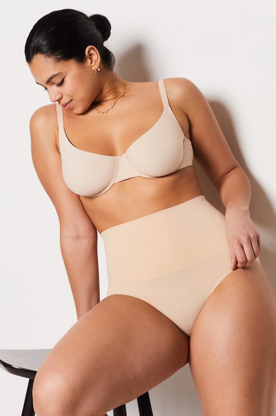 High-Waist Shaping Brief - Medium Support;${refinementColor}