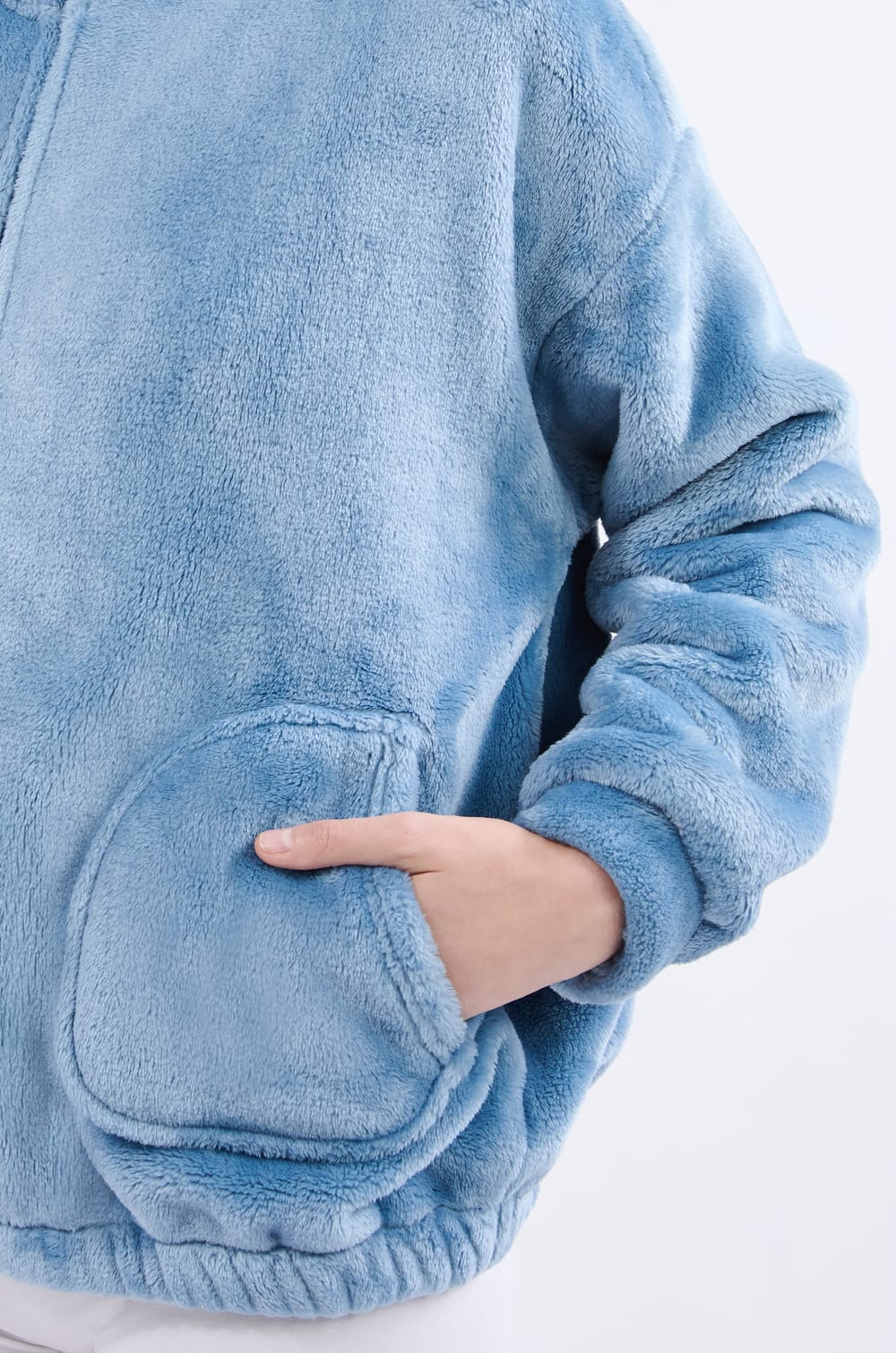 Veste de pyjama à manches longues;${refinementColor}