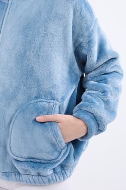 Veste de pyjama à manches longues;${refinementColor}