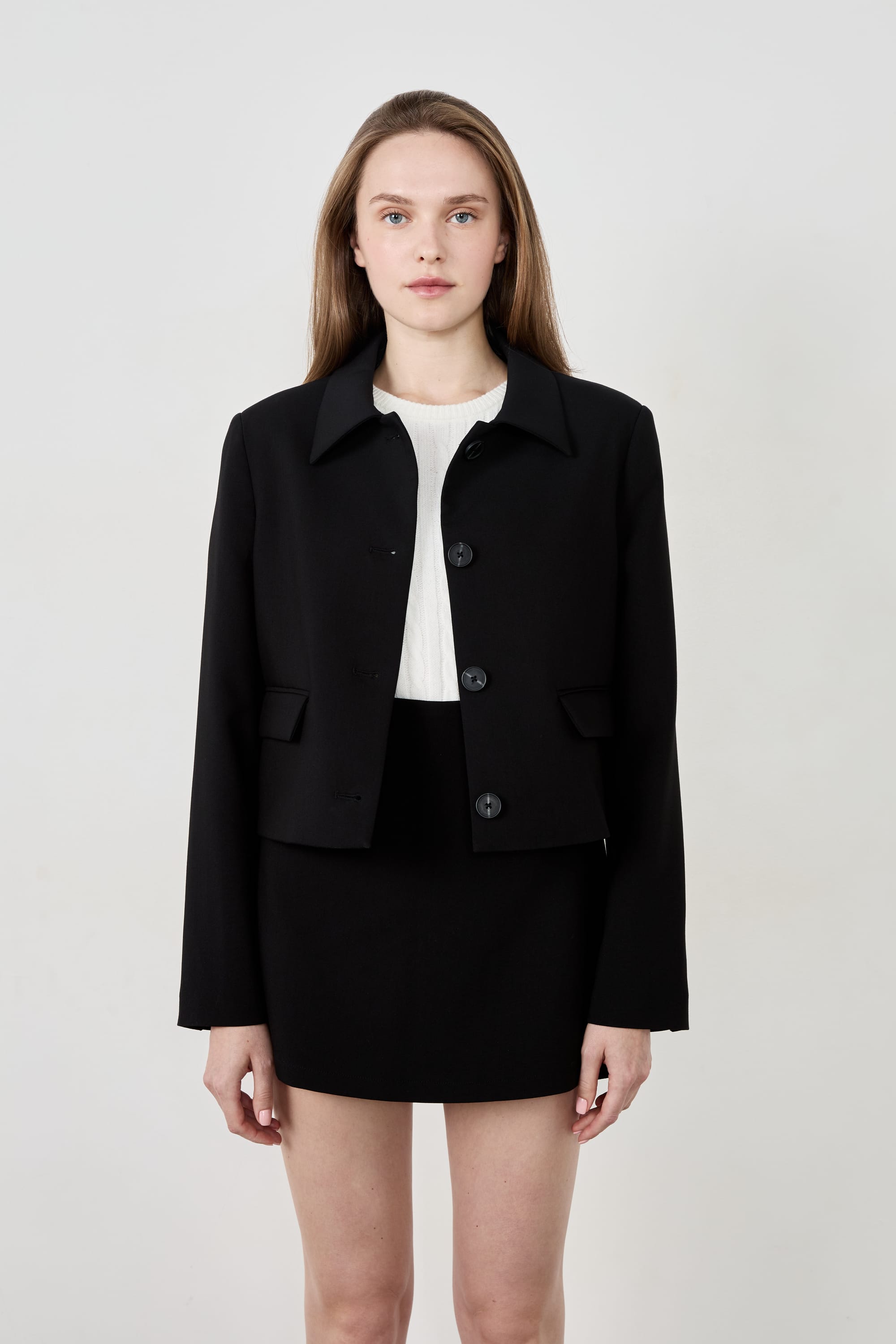 veste blazer courte