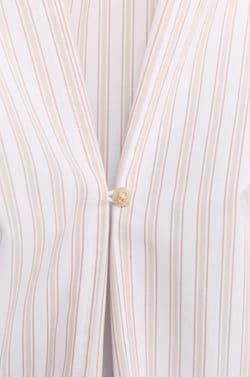 Chemise &agrave; rayures en coton;${refinementColor}