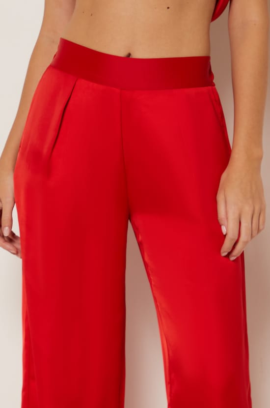 Satin Pyjama Trousers;${refinementColor}