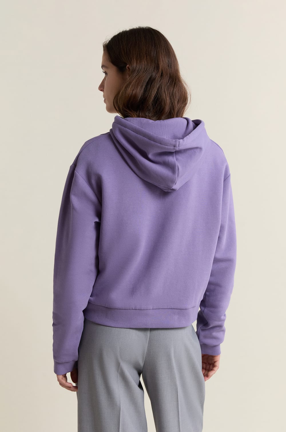 Sweatshirt mit Kapuze aus Baumwolle;${refinementColor}