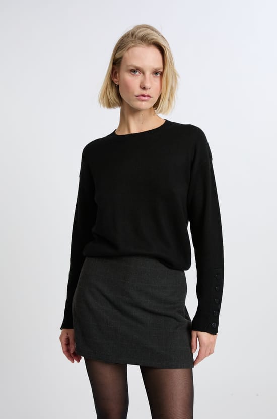 Pull col rond manches longues;${refinementColor}