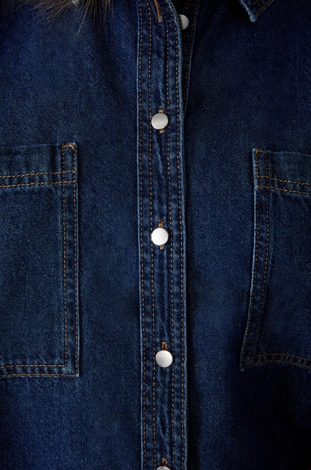 Chemise jean en coton;${refinementColor}