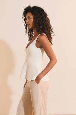 Top en maille;${refinementColor}
