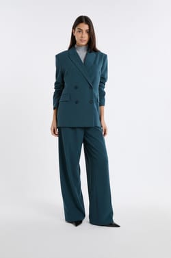 Blazer &agrave; fermeture crois&eacute;e;${refinementColor}