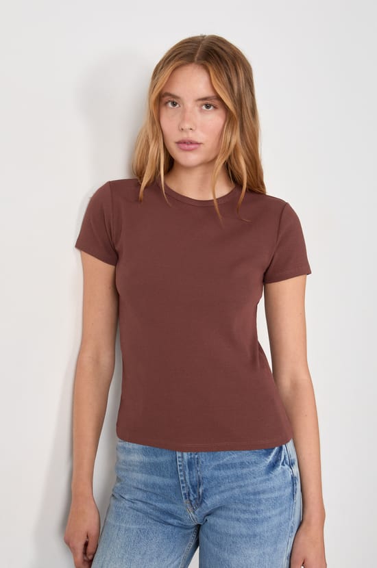 Short-sleeved cotton T-shirt;${refinementColor}