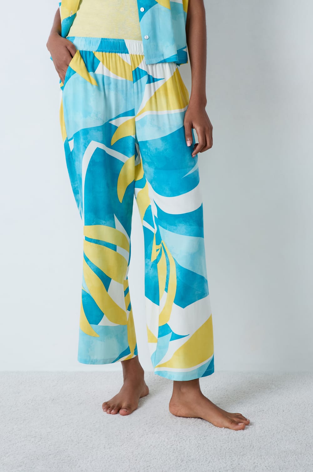 Patterned Pyjama Trouser;${refinementColor}