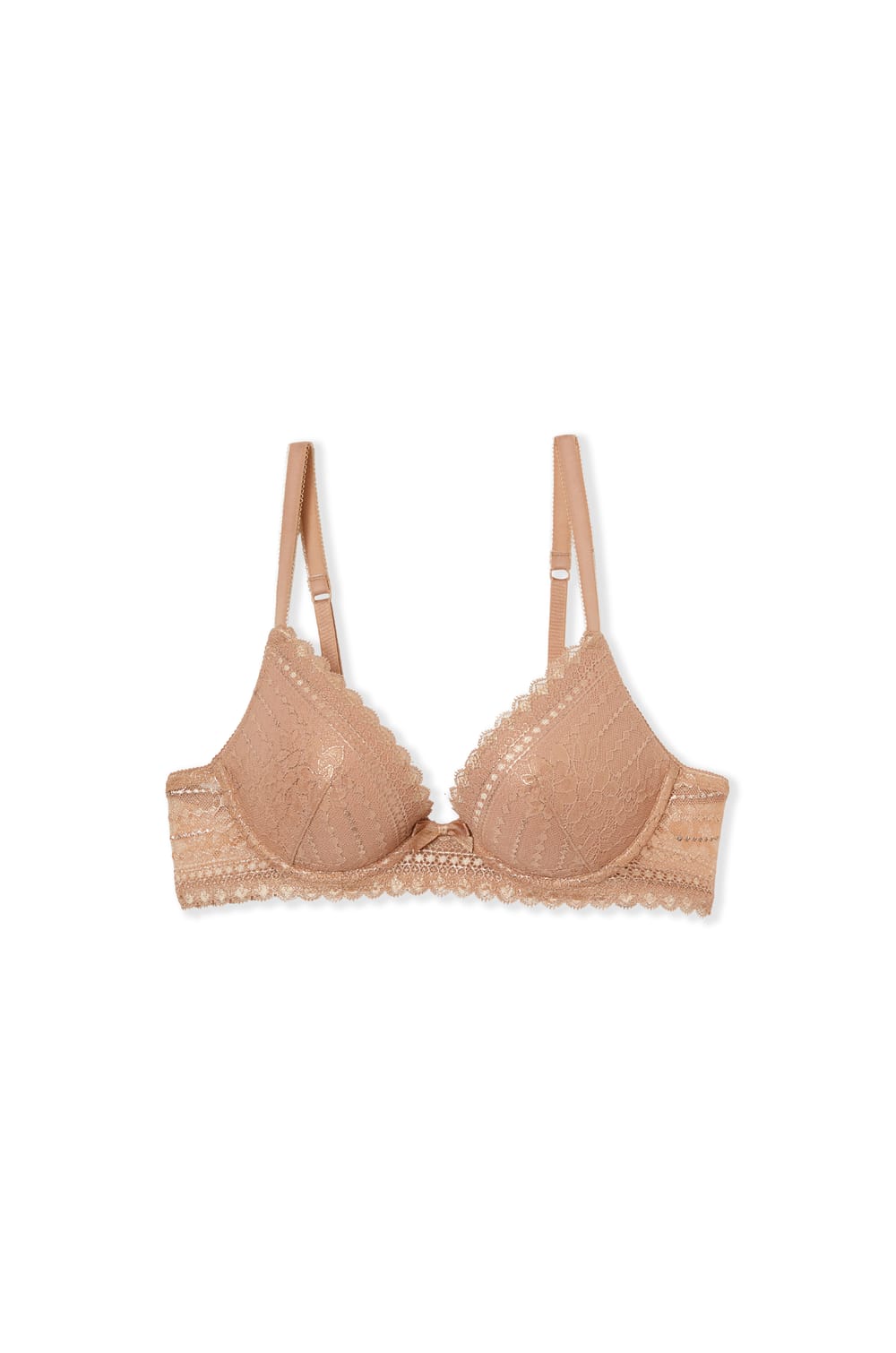 Soutien-gorge N.2 - Le push-up plongeant en dentelle;${refinementColor}