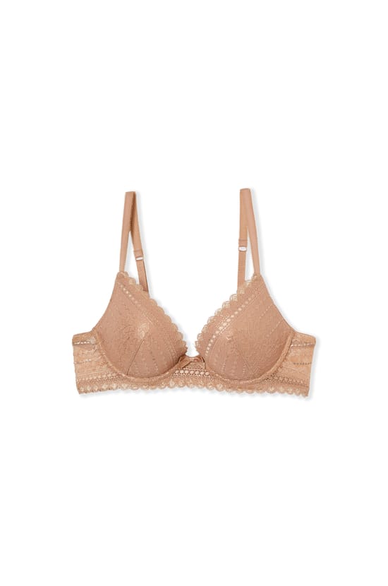 Soutien-gorge N.2 - Le push-up plongeant en dentelle;${refinementColor}