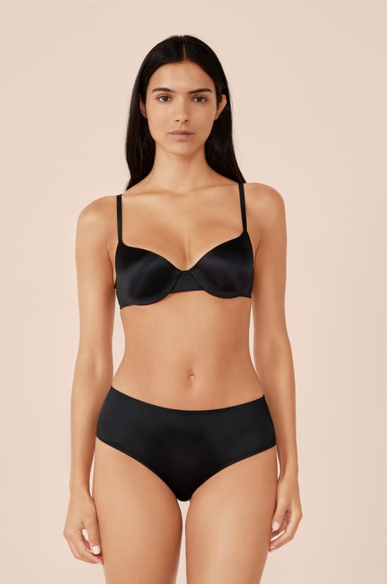 Soutien-gorge N.4 - Le coques fines 2 en 1 satin&eacute;;${refinementColor}