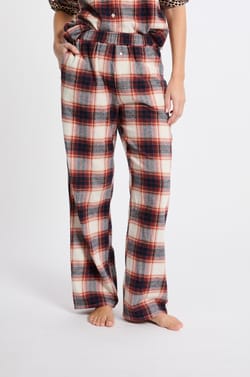 Pantalon de pyjama à carreaux;${refinementColor}