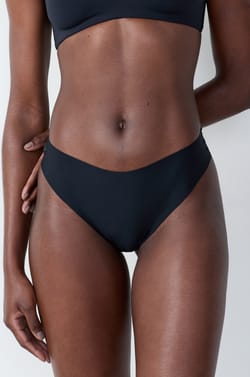 High-leg Tanga in Microfiber;${refinementColor}