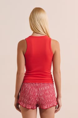 D&eacute;bardeur de pyjama en coton avec motif tr&egrave;fle;${refinementColor}