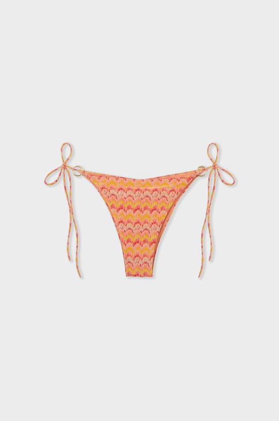 SPE US Culotte de bikini bas de maillot &agrave; nouer paillet&eacute;;${refinementColor}