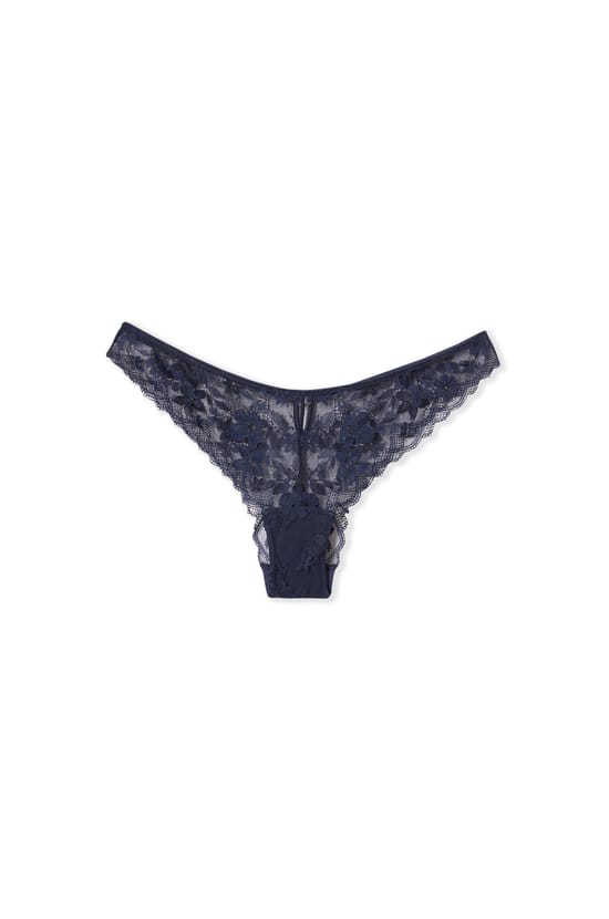 Tanga avec broderie;${refinementColor}