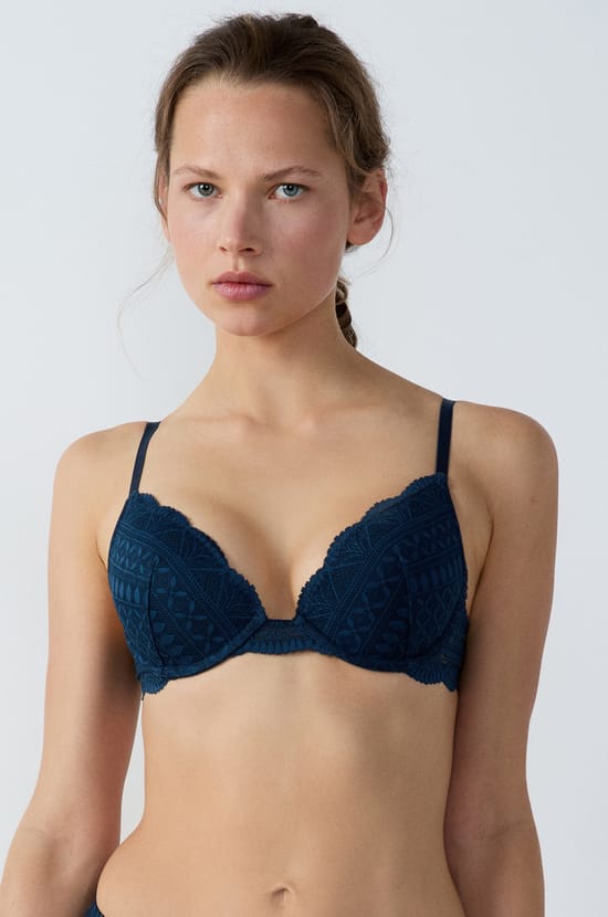 Bra No. 2 - Plunging Push-Up;${refinementColor}
