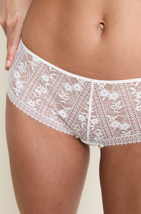 Shorty en dentelle;${refinementColor}