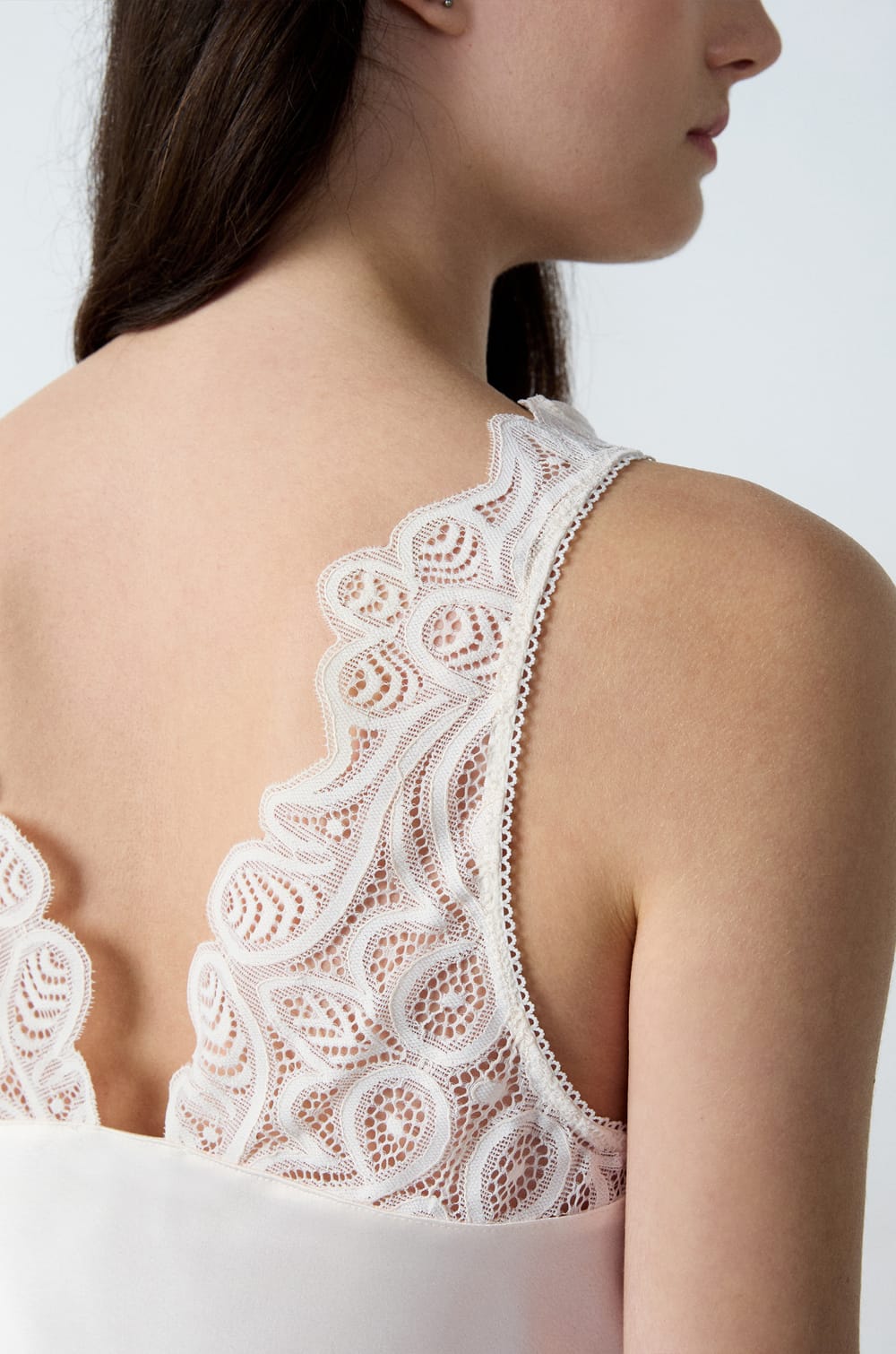 Satin Pyjama Tank Top;${refinementColor}