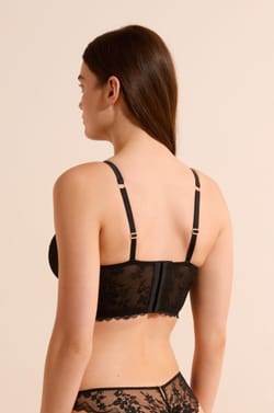 Soutien-gorge bustier avec broderie;${refinementColor}