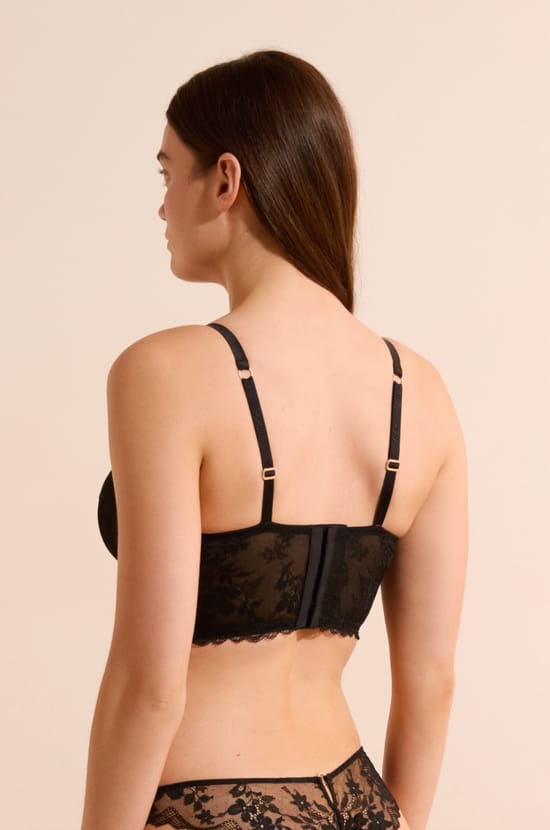 Soutien-gorge bustier avec broderie;${refinementColor}