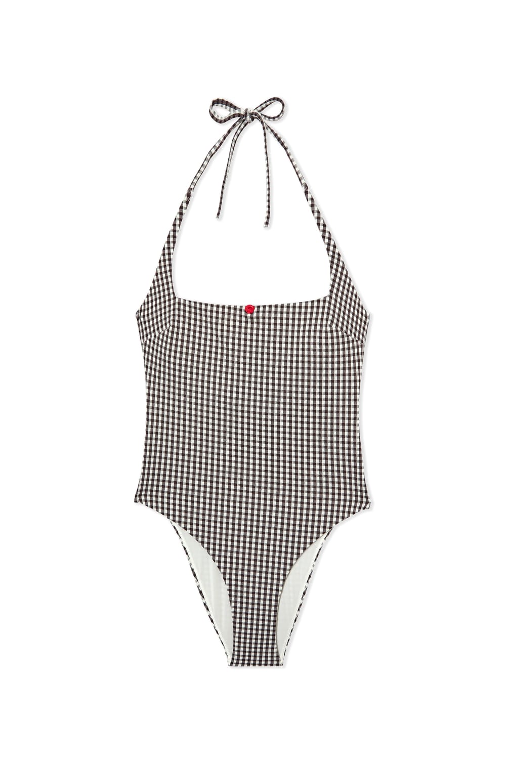 Maillot de bain 1 pi&egrave;ce vichy avec n&oelig;uds;${refinementColor}