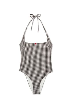Maillot de bain 1 pi&egrave;ce vichy avec n&oelig;uds;${refinementColor}