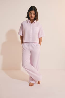 Pantal&oacute;n de pijama de algod&oacute;n;${refinementColor}